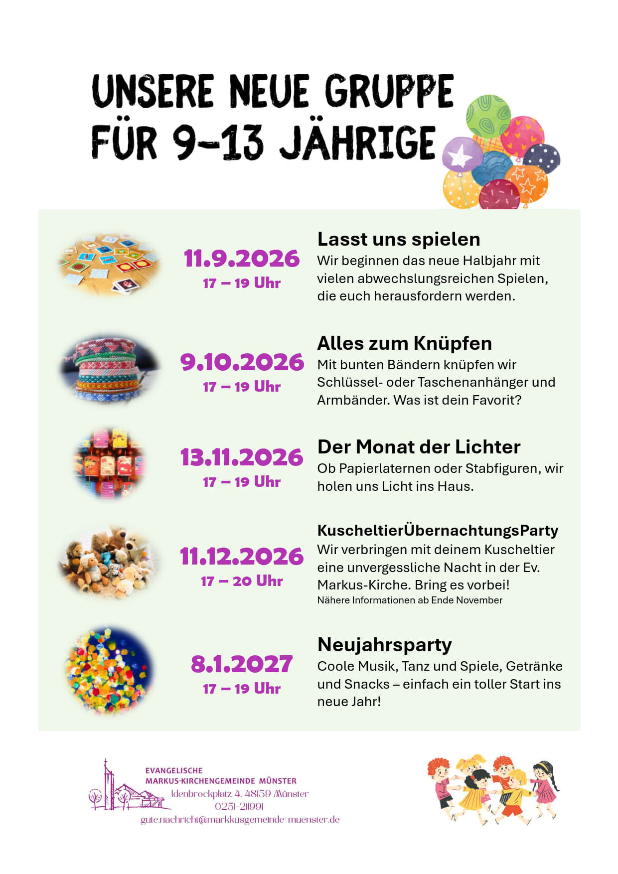 Die Gruppe Sept   Dez 2026