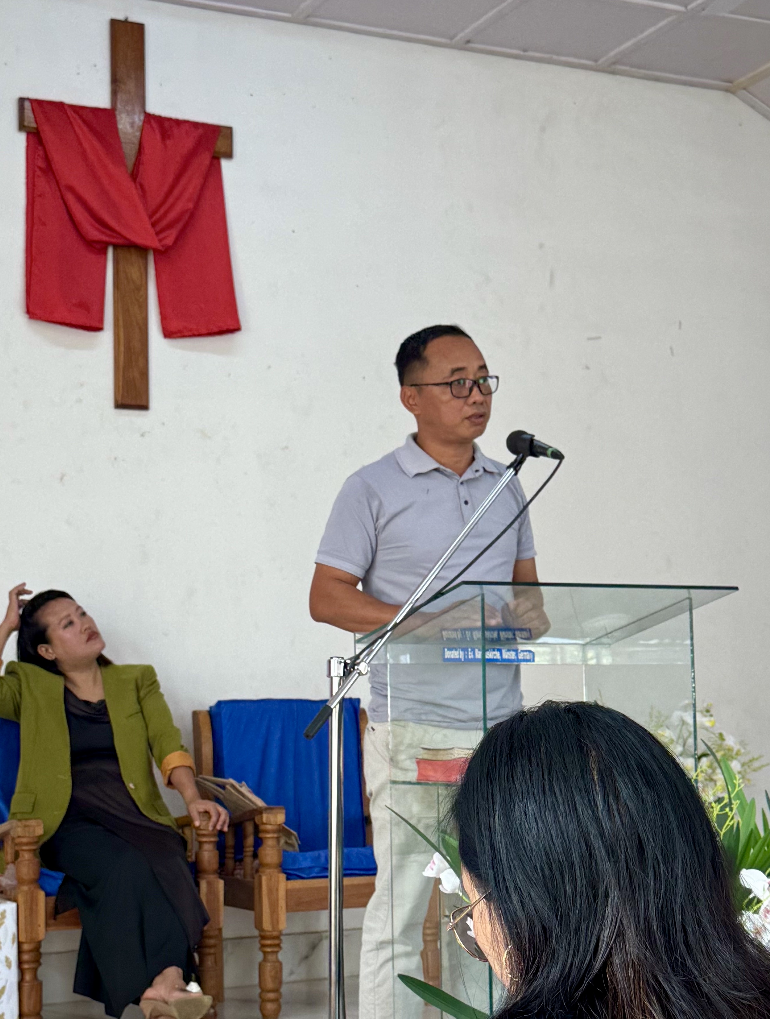 Obed in church