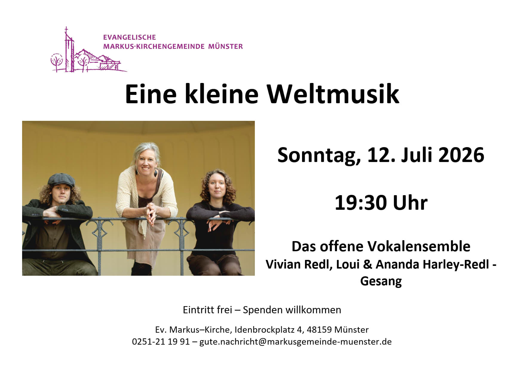 Konzert: Eine kleine Weltmusik