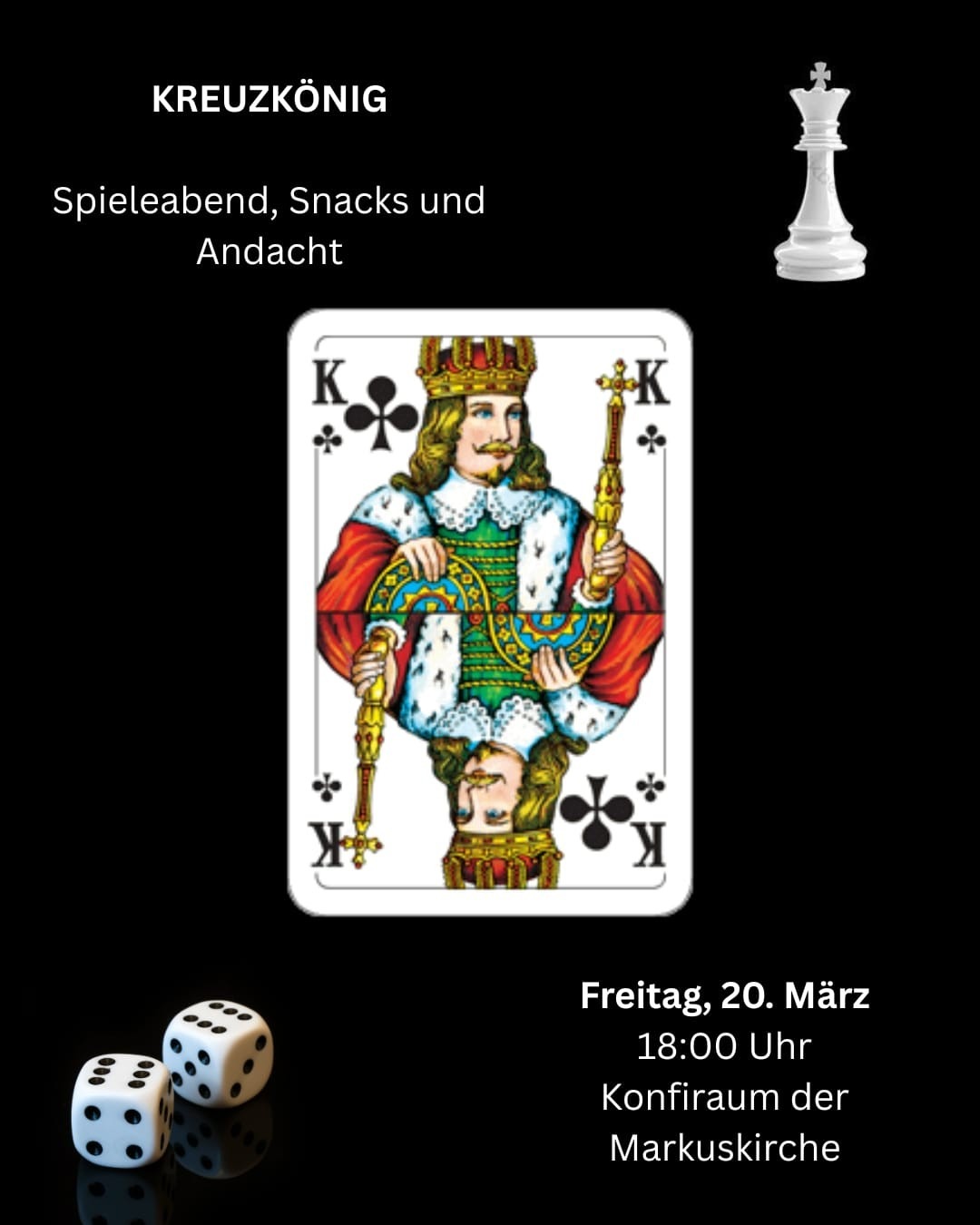 "Kreuzkönig" - Spieleabend mit Andacht