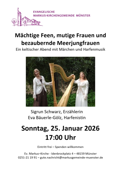 Konzert 25.1.2026 Marchen und Harfe